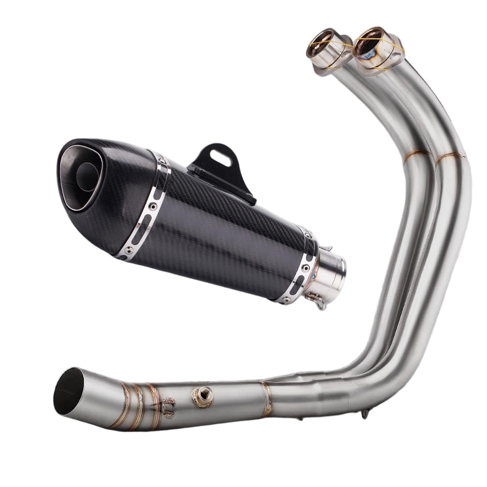 Amazon | FIRECARP バイク用フルエキゾーストパイプ マフラー YZF-R7